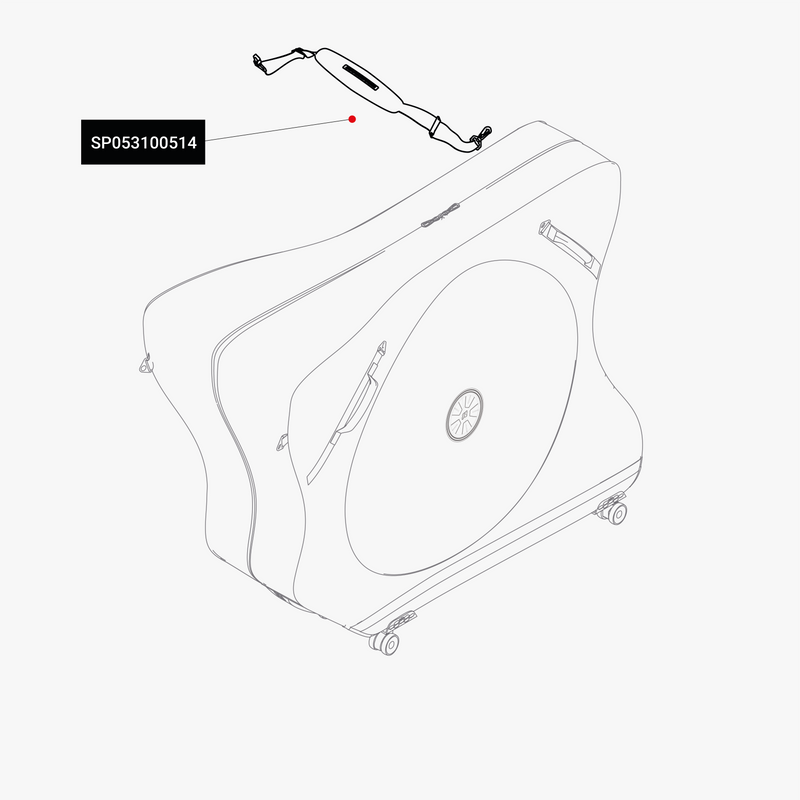 Scicon Cinghia a tracolla per borsa porta bici Nera Outlet