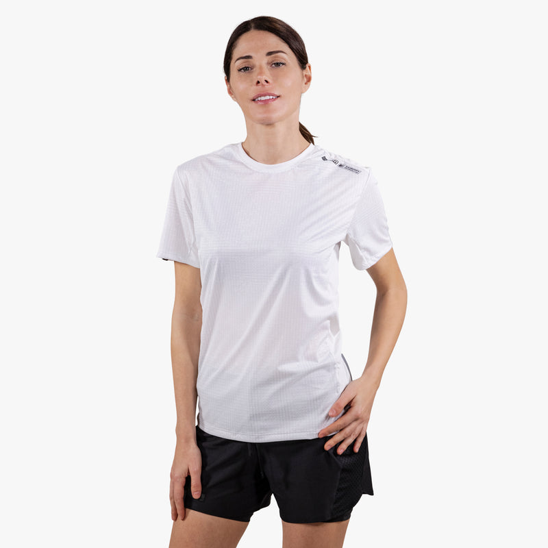 Scicon T-shirt Tecnica X-Over Bianca Vendite Flash