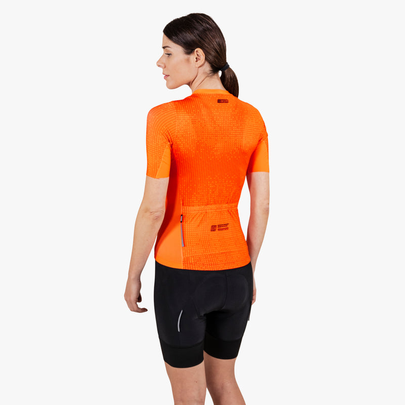 Scicon Maglia Ciclismo Donna 9.5- X-Over Arancione 2025