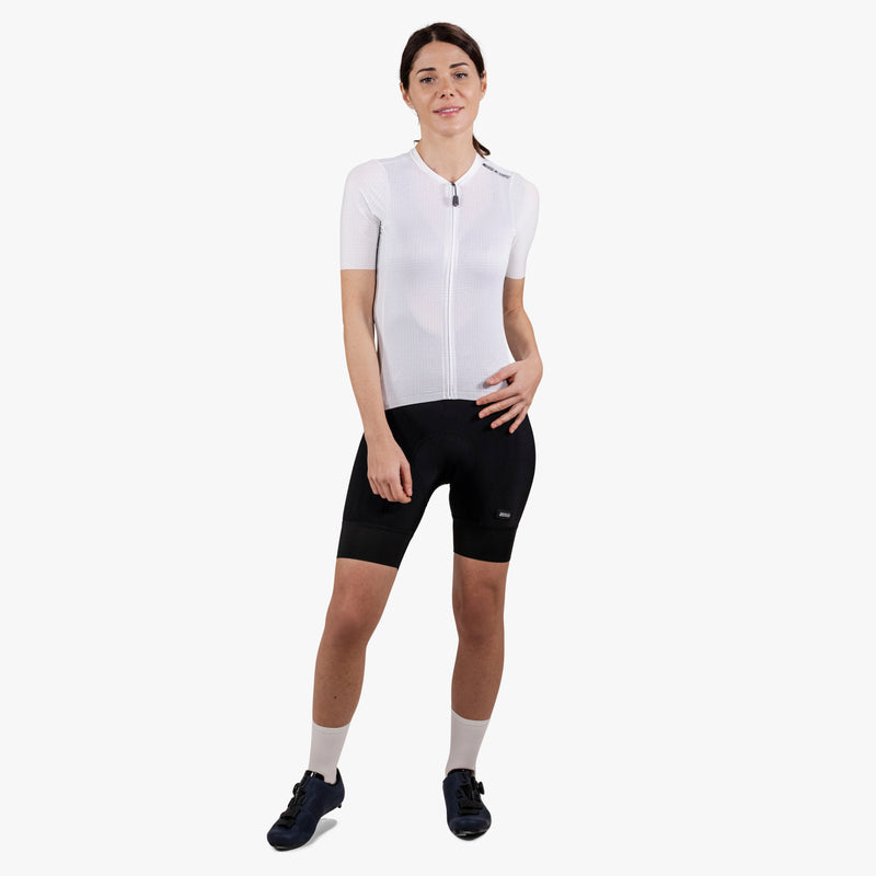 Scicon Maglia Ciclismo Donna 9.5- X-Over Bianca Nuovo