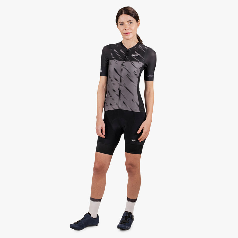 Scicon Maglia Ciclismo Donna X-Over Reflex Nera Vendita
