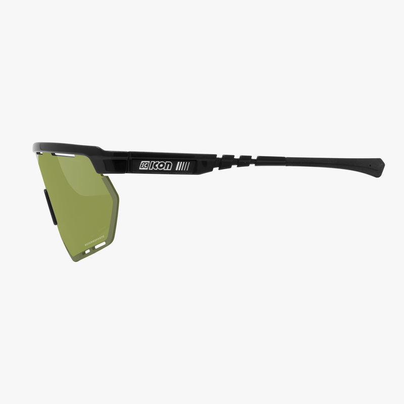 Scicon Occhiali Sportivi Aerowing Nero/Verde Consegna Veloce