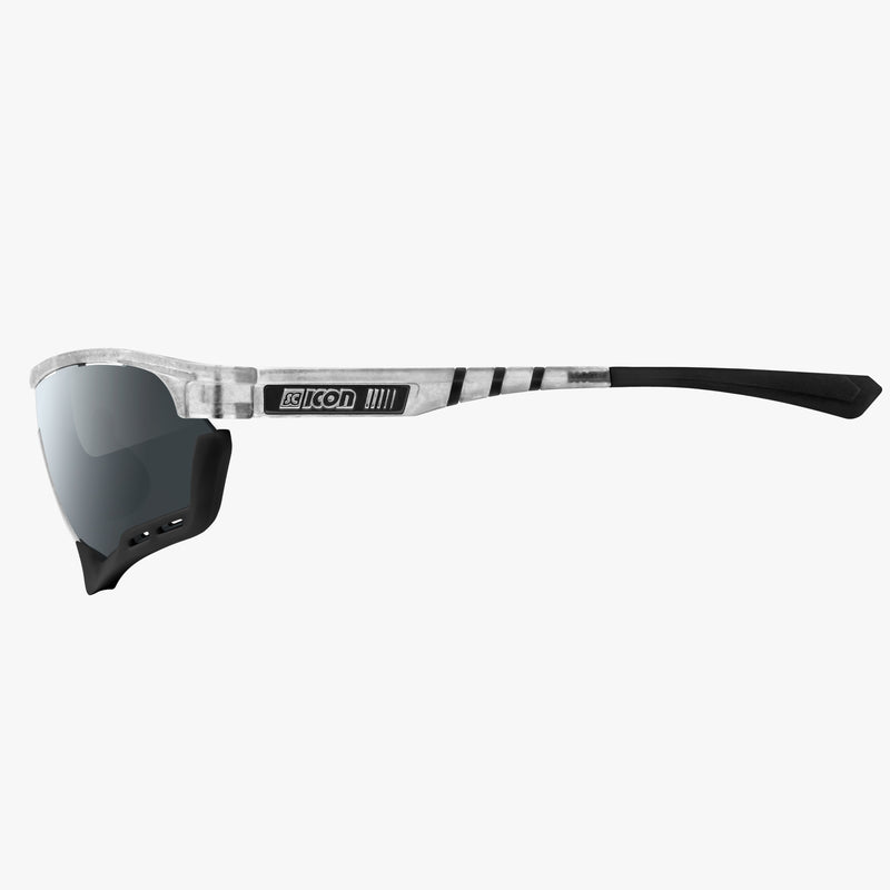 Scicon Aerotech XL Occhiali Sportivi Bianco/Argento Vendita Calda