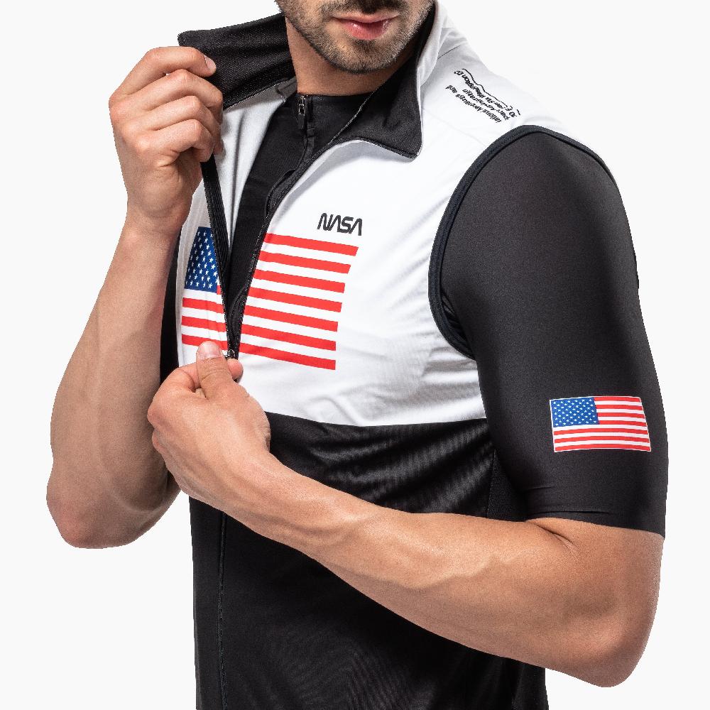 Scicon Gilet Antivento Space Agency10 Nero/Bianco 2025