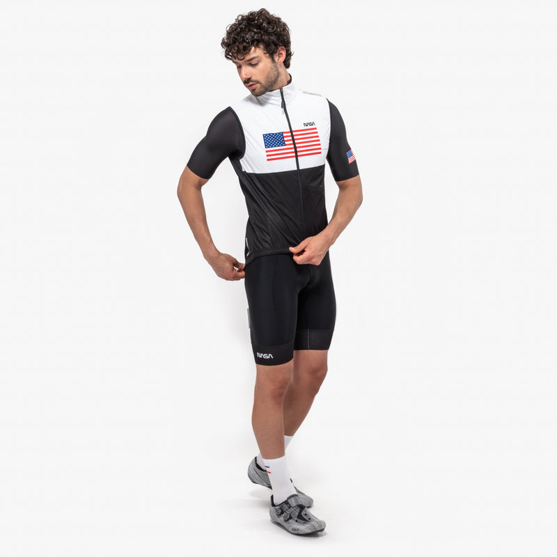 Scicon Gilet Antivento Space Agency10 Nero/Bianco 2025