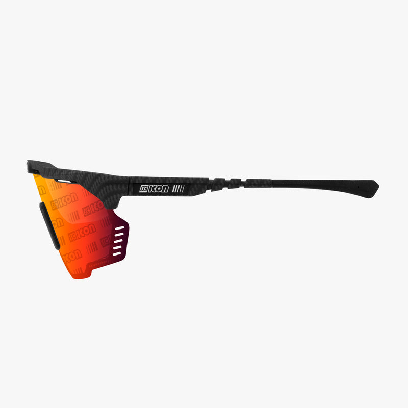 Scicon Occhiali Sportivi Aeroshade Kunken Carbon Opaco/Lenti Rosse Vendita