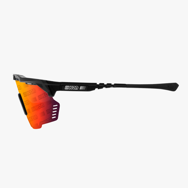 Scicon Occhiali Sportivi Aeroshade Kunken Nero/Rosso Pezzi Unici