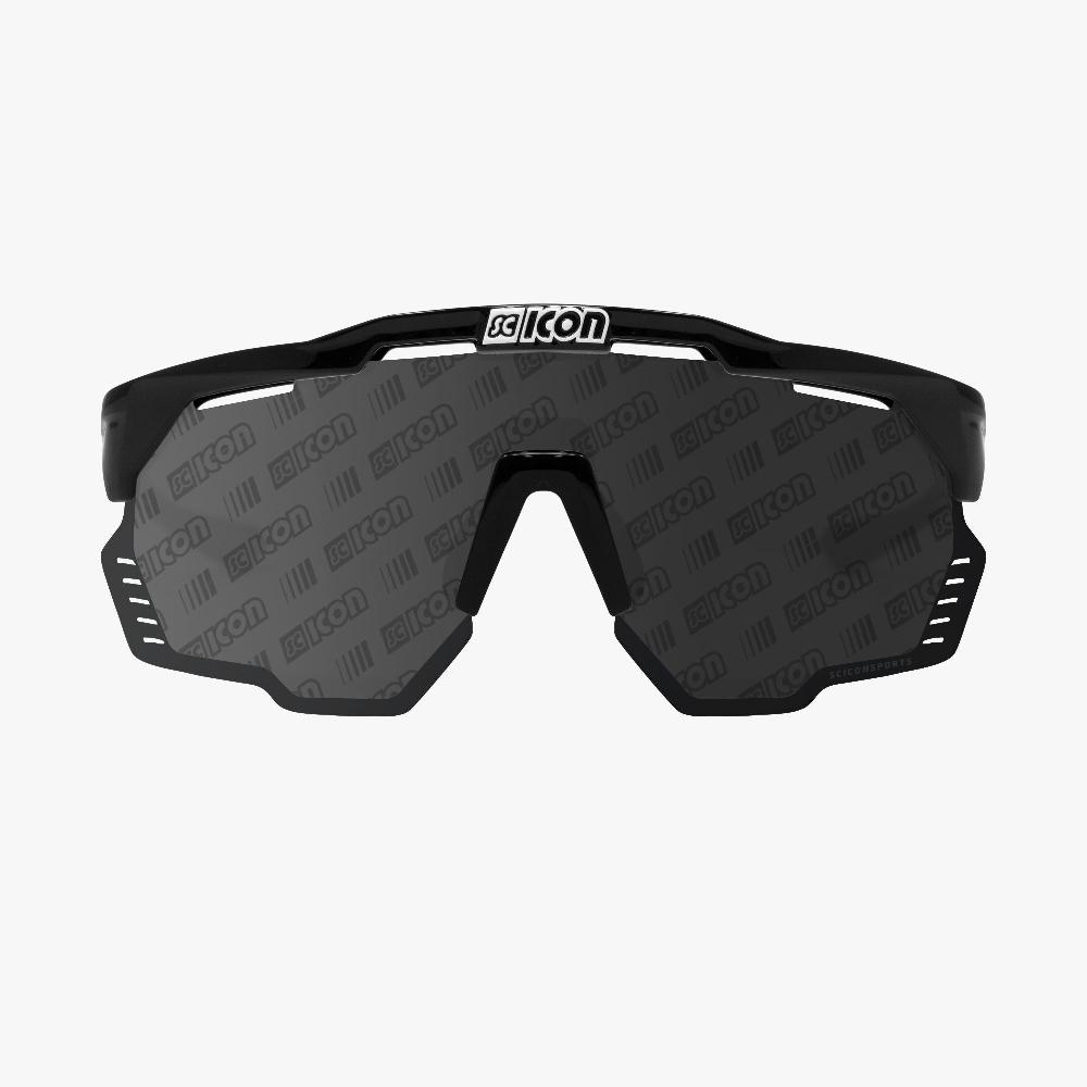 Scicon Occhiali Sportivi Aeroshade Kunken Nero/Lenti Argento Consegna Veloce
