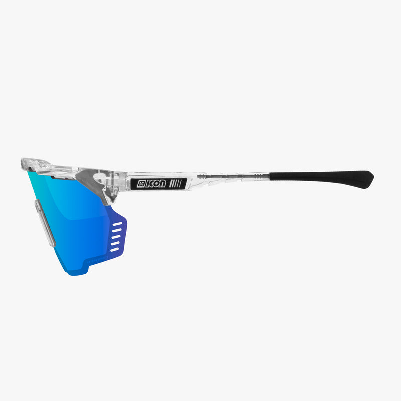 Scicon Aeroshade Kunken Occhiali Ciclismo Cristallo/Blu Vendita Economica