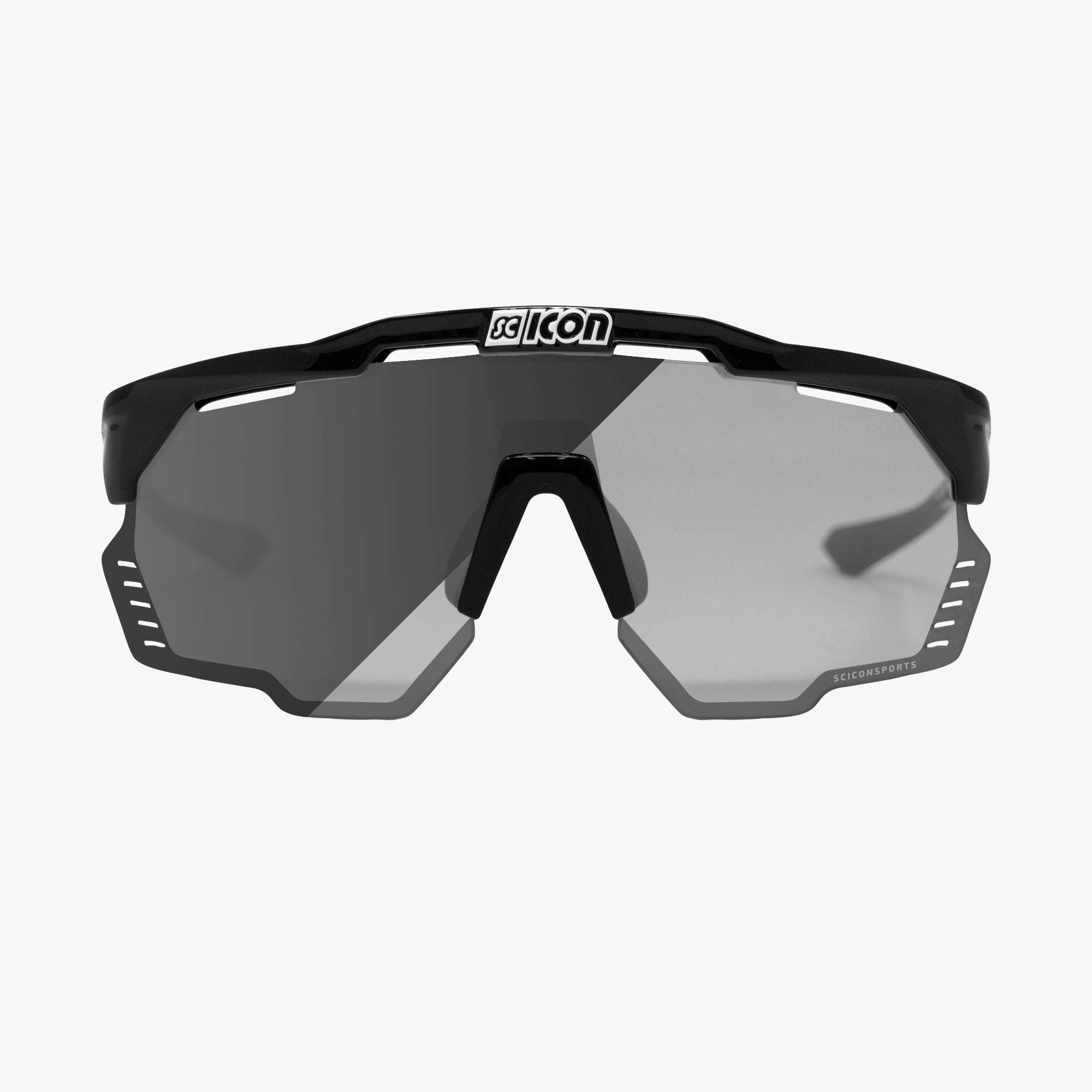 Scicon Aeroshade Kunken Occhiali Ciclismo Nero/Argento In Saldo