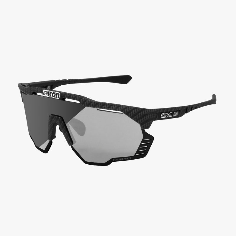 Scicon Aeroshade Kunken Occhiali Ciclismo Carbon/Lenti Argento Outlet