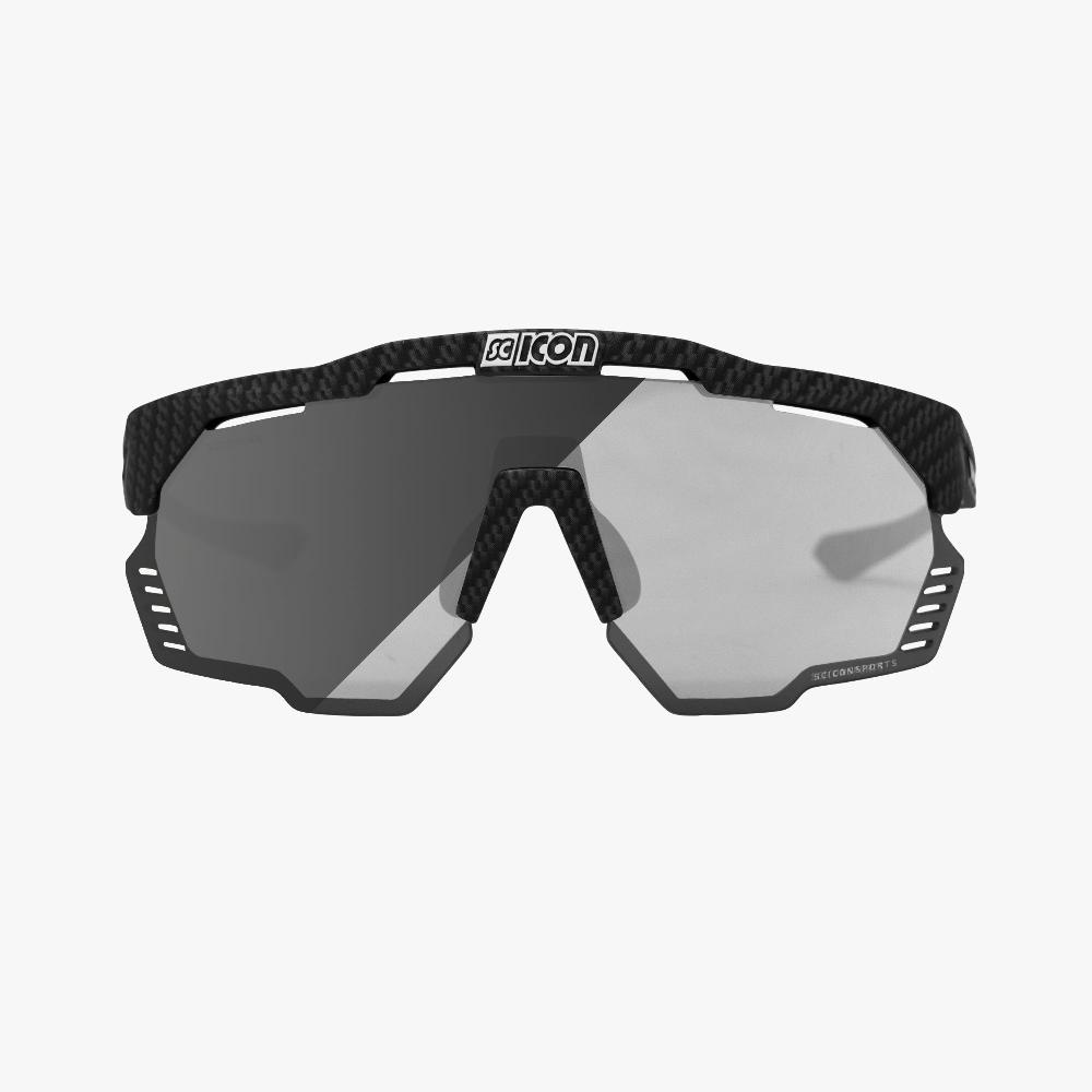 Scicon Aeroshade Kunken Occhiali Ciclismo Carbon/Lenti Argento Outlet