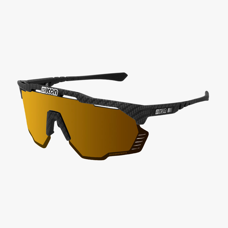 Scicon Aeroshade Kunken Occhiali Ciclismo Carbon/Bronzo