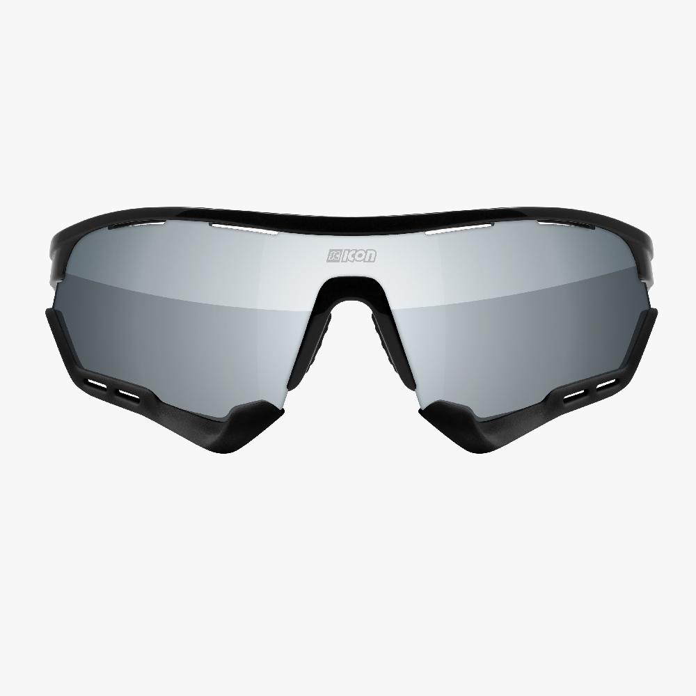 Scicon Aerotech XL Occhiali Sportivi Nero/Argento Limitato a 3 giorni