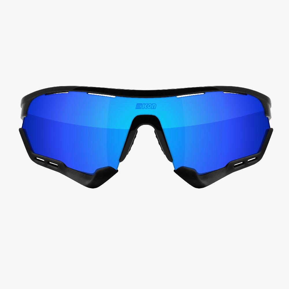 Scicon Aerotech XL Occhiali Sportivi Nero/Blu Black Friday Prezzi