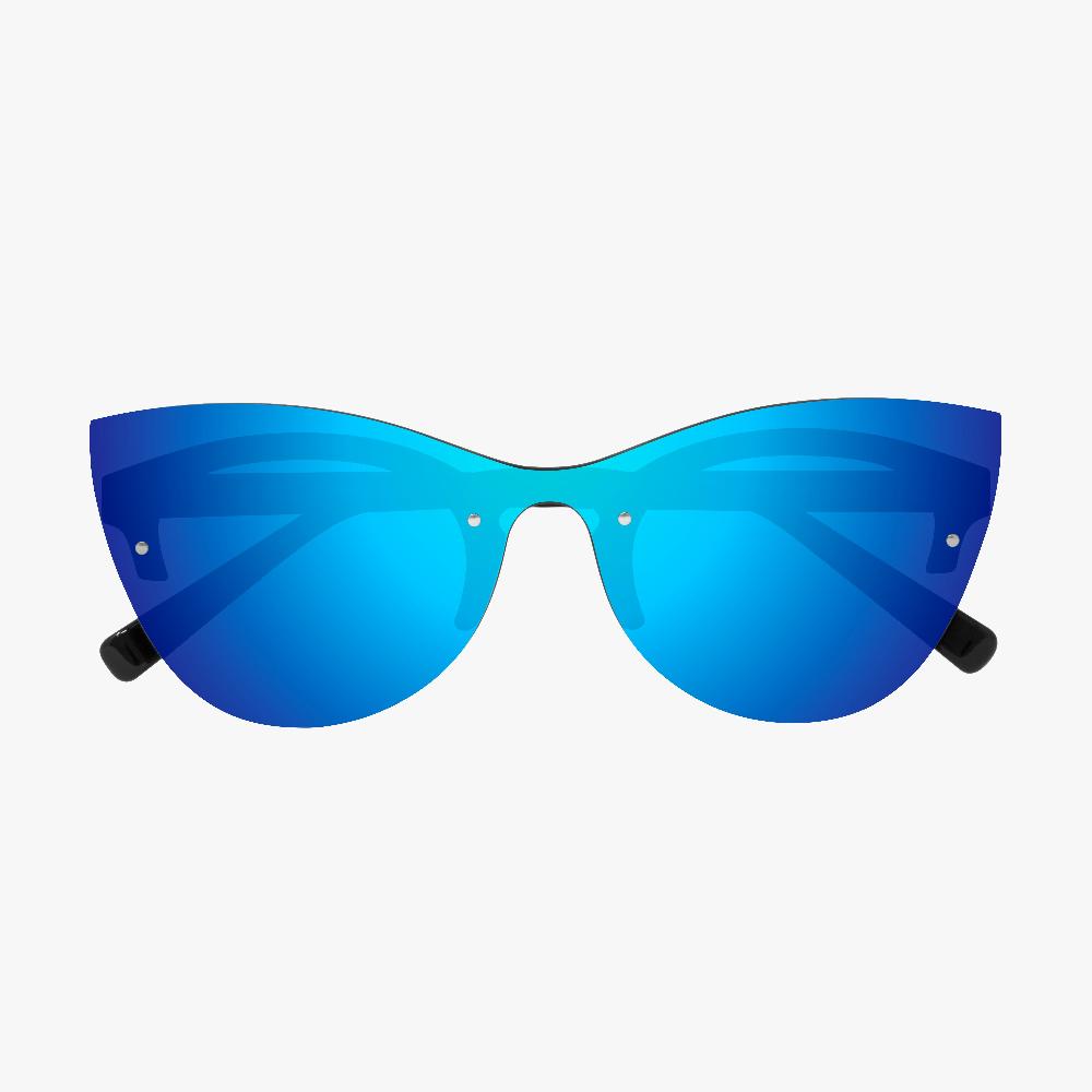 Scicon Occhiali da sole Phantom Donna Montatura Nera Lenti Blu Economico