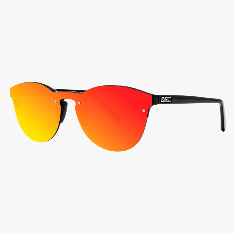 Scicon Occhiali da sole Protector Montatura Nera Lenti Rosse