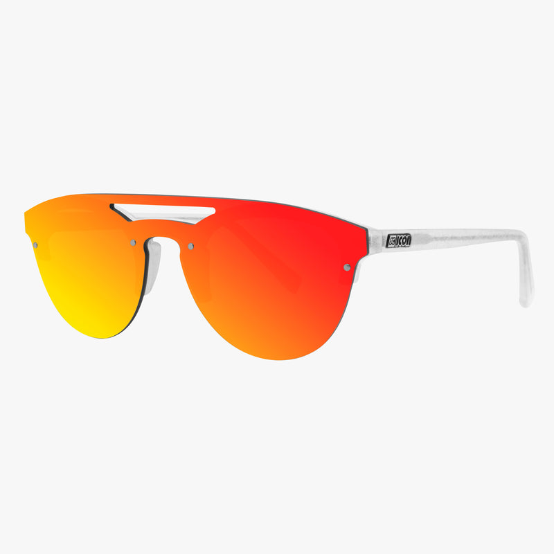 Scicon Occhiali da sole Cover Montatura Bianco Lenti Rosse