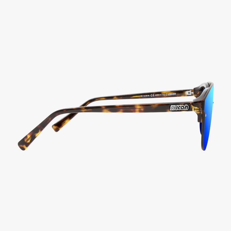 Scicon Occhiali da sole Cover Tartarugati Lenti Blu Moda