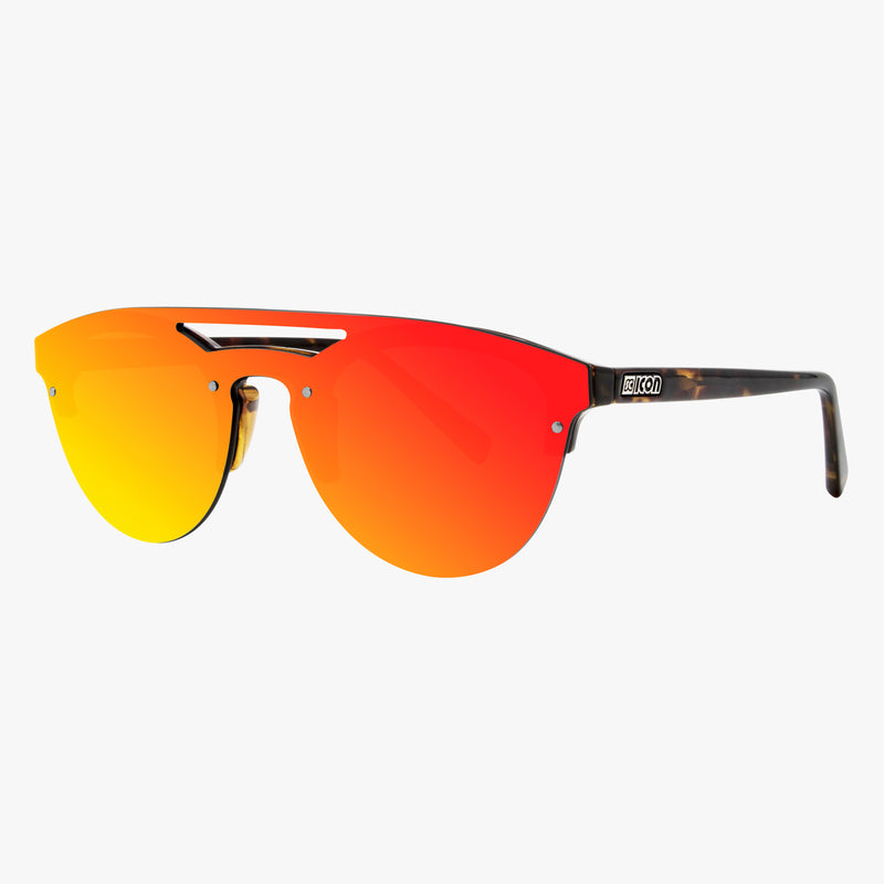 Scicon Occhiali da sole Cover Tartarugati Lenti Rosso
