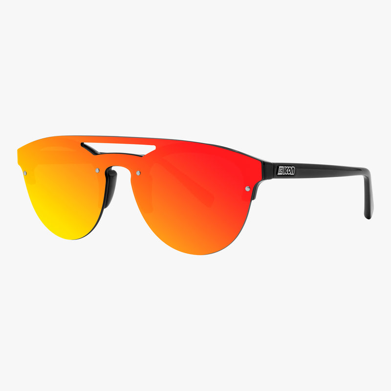 Scicon Occhiali da sole Cover Nera Lenti Rosse