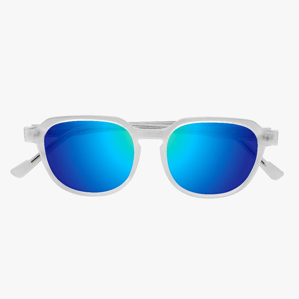 Scicon Occhiali da sole Vertex Bianco Opaco/Lenti Blu Specchiate Fornitura limitata