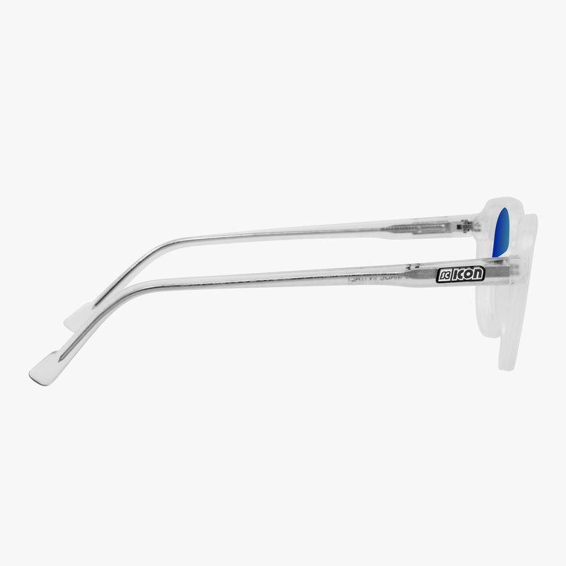 Scicon Occhiali da sole Vertex Bianco Opaco/Lenti Blu Specchiate Fornitura limitata