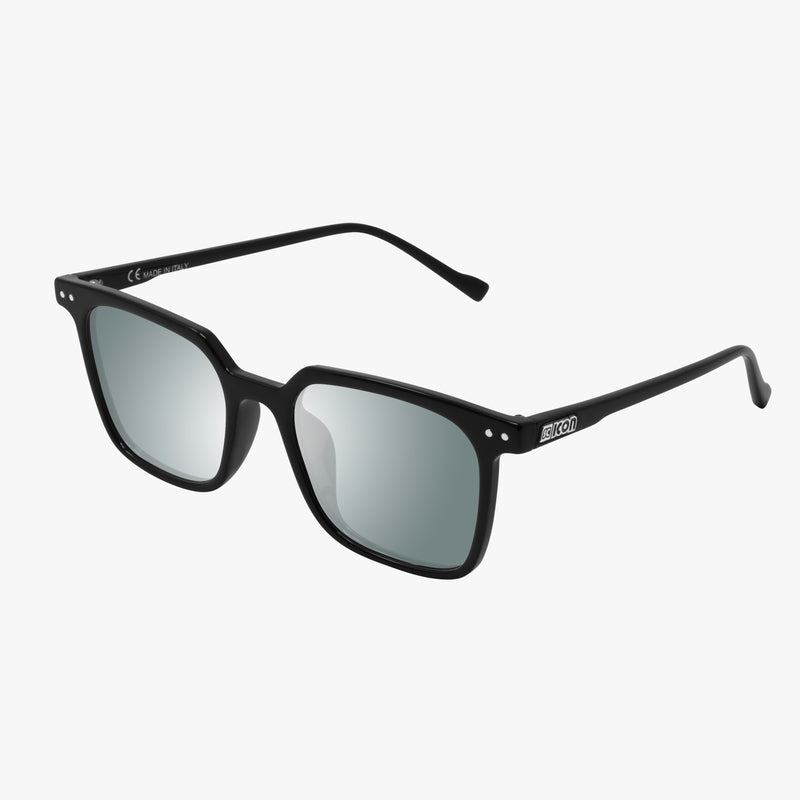 Scicon Occhiali da sole Vertec Neri Lucidi/Lenti Argento Specchiate