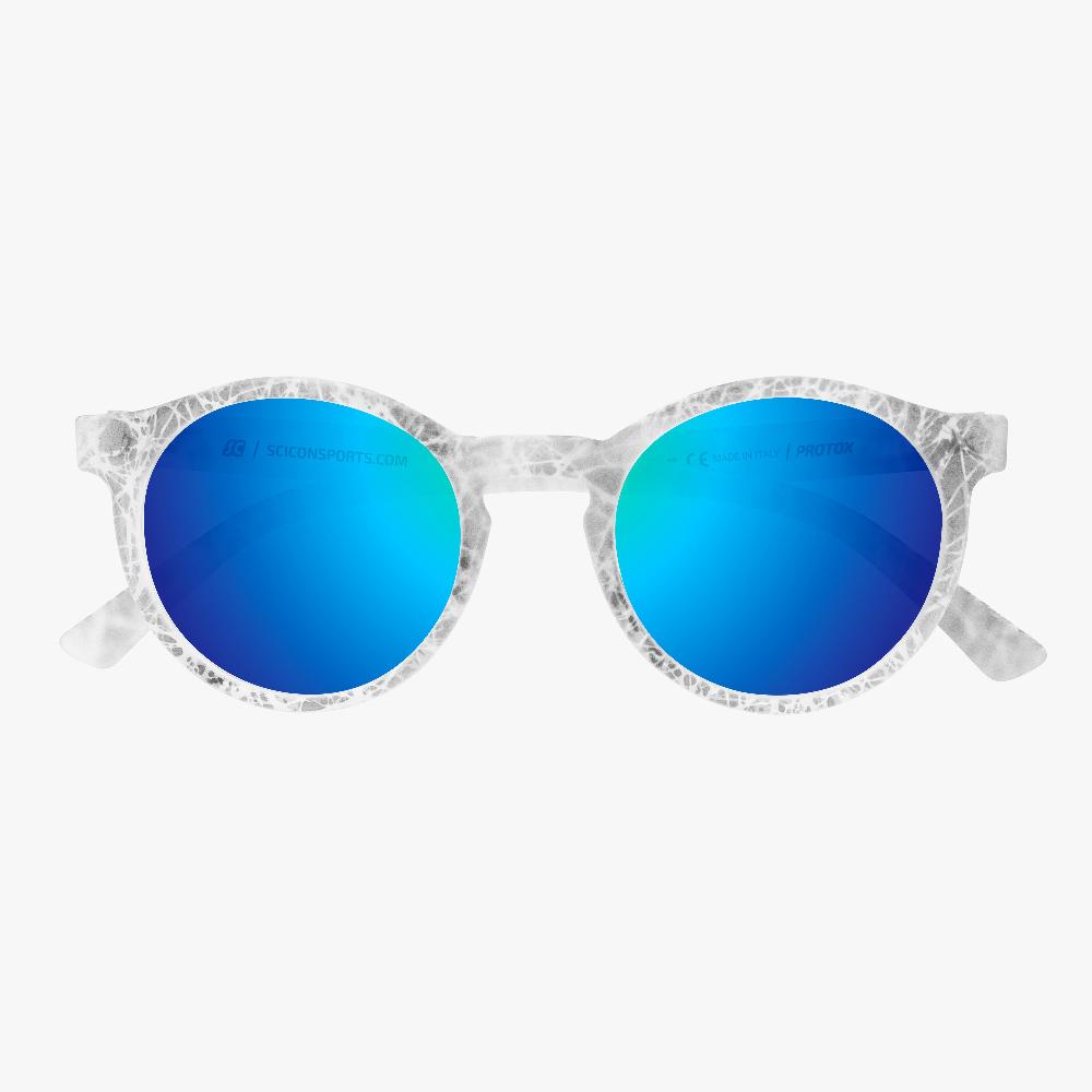 Scicon Occhiali da sole Protox Bianco Opaco/Lenti Blu Specchiate Offerta speciale della fabbrica