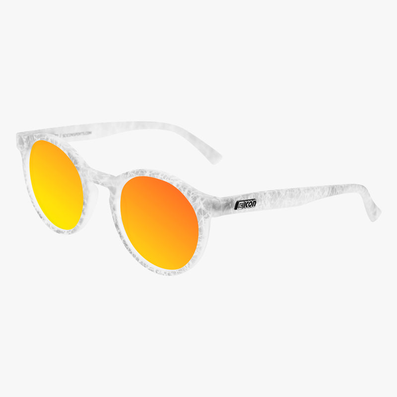 Scicon Occhiali da sole Protox Bianco Opaco/Lenti Rosse Specchiate Sostegno trimestrale