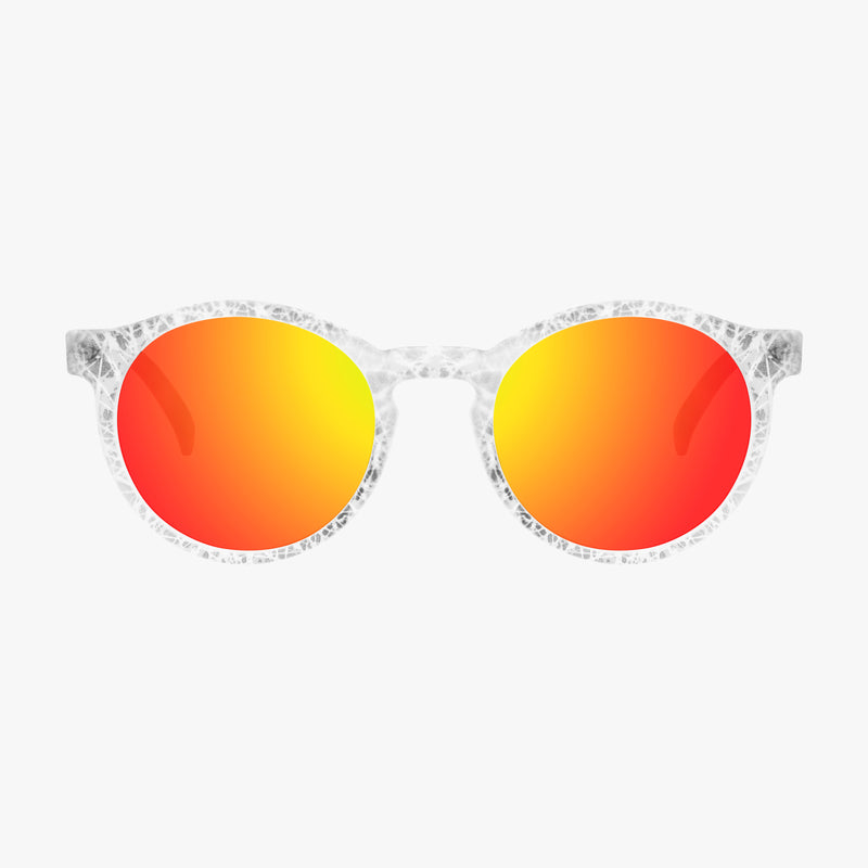Scicon Occhiali da sole Protox Bianco Opaco/Lenti Rosse Specchiate Sostegno trimestrale