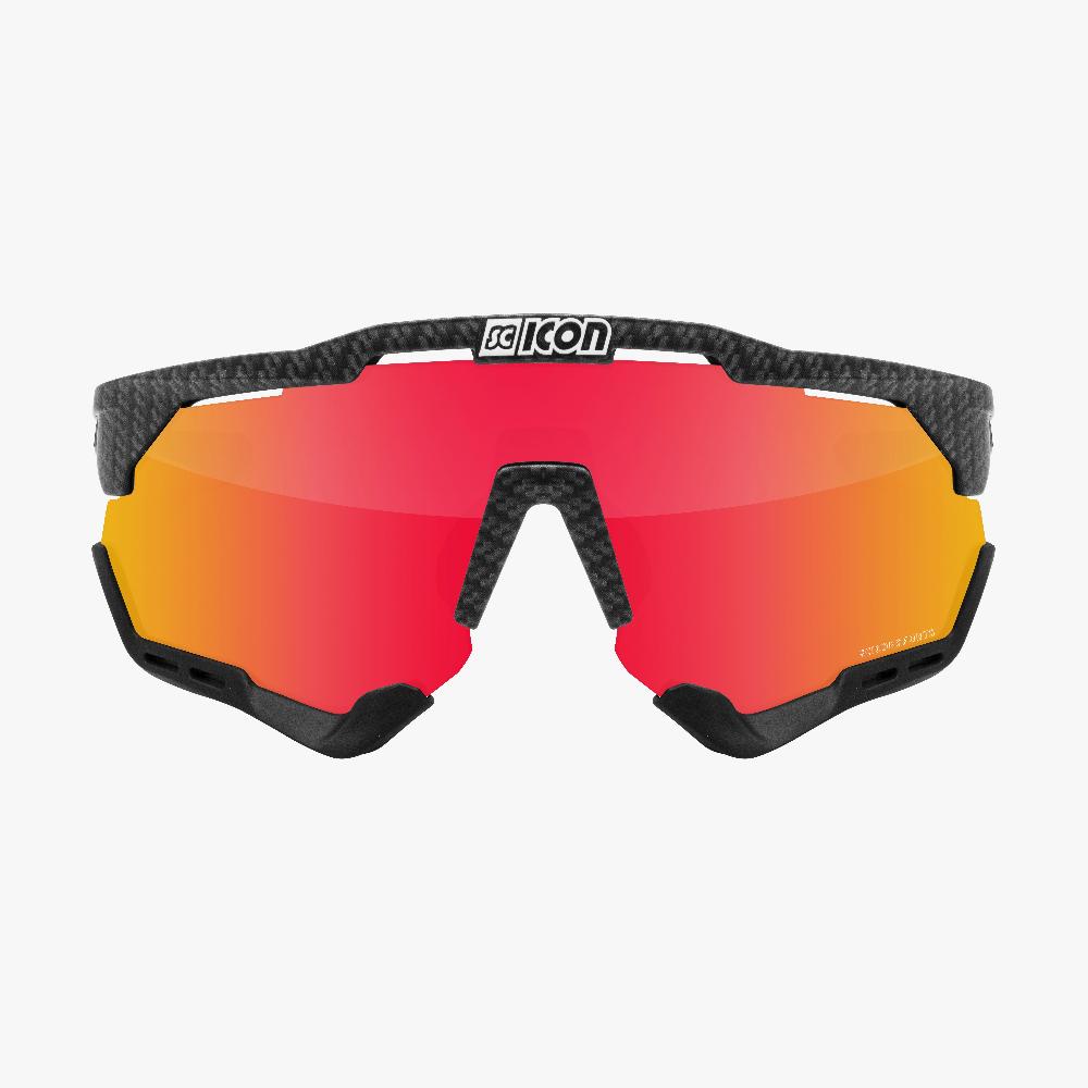 Scicon Aeroshade Occhiali Ciclismo Carbon Opaco/Rosso Online