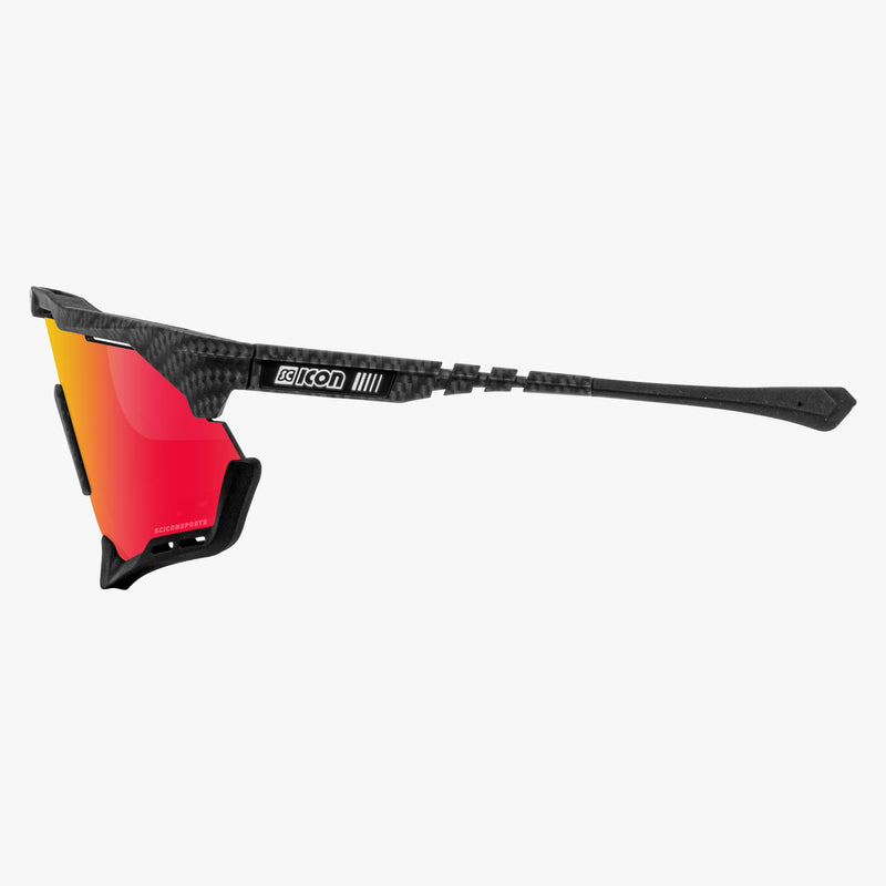Scicon Aeroshade Occhiali Ciclismo Carbon Opaco/Rosso Online