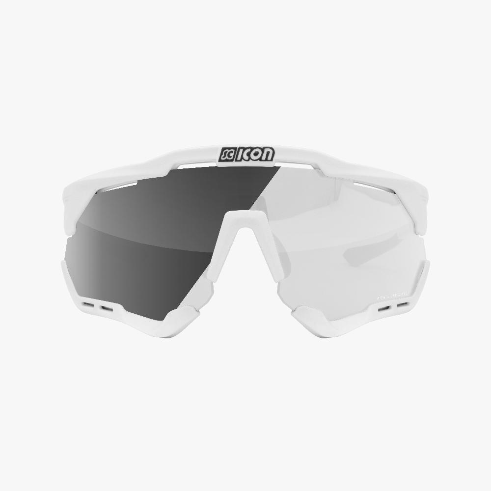 Scicon Aeroshade-XL-Occhiali Ciclismo Bianco/Argento In Vendita
