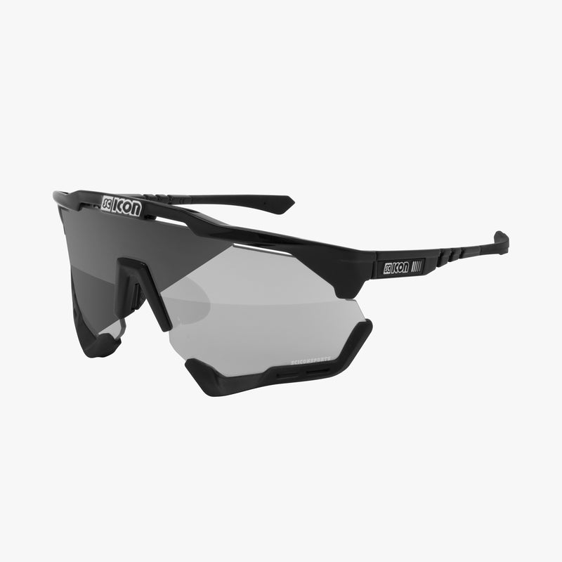 Scicon Aeroshade XL Occhiali Ciclismo Nero/Argento Saldi