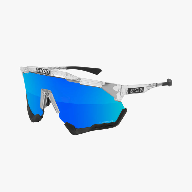 Scicon Aeroshade Occhiali Ciclismo Cristallo/Blu