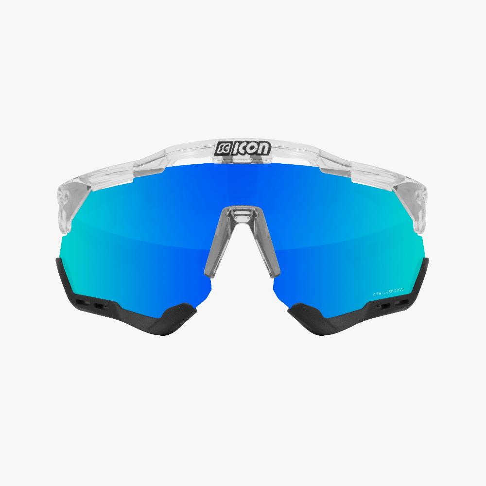 Scicon Aeroshade Occhiali Ciclismo Cristallo/Blu Vendita Calda
