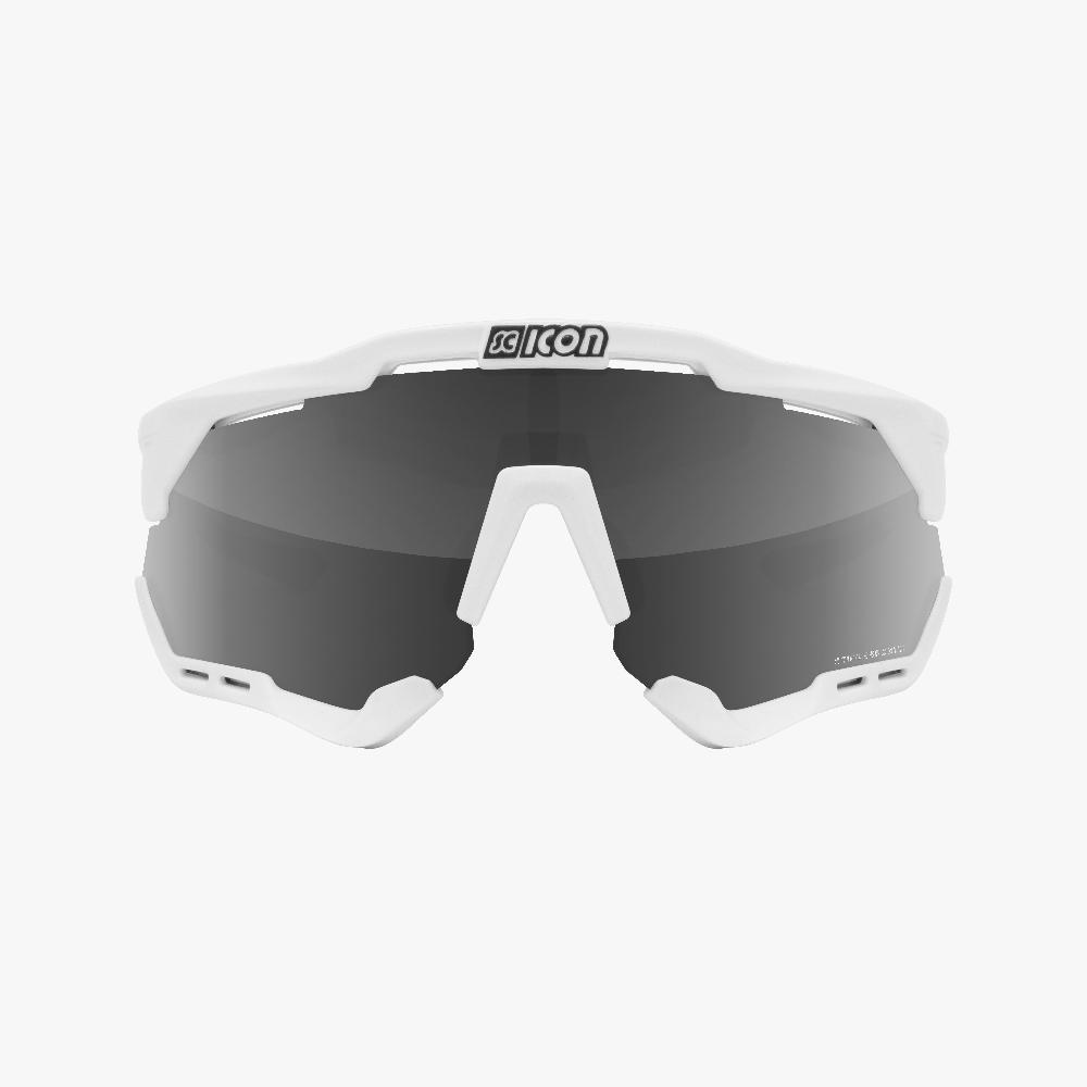 Scicon Aeroshade Occhiali Ciclismo Bianco/Argento Saldi Di Fabbrica