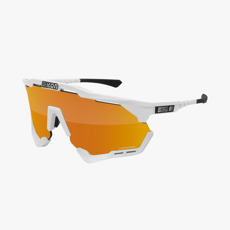 Scicon Aeroshade Occhiali Ciclismo Bianco/Bronzo