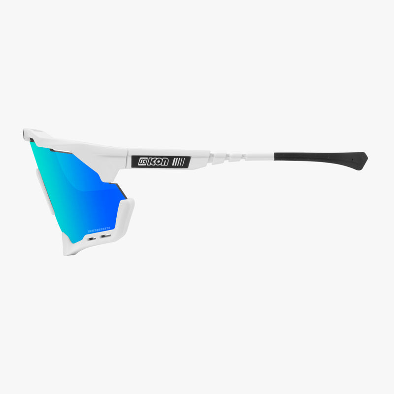 Scicon Aeroshade XL Occhiali Ciclismo Bianco/Blu Vendite Flash