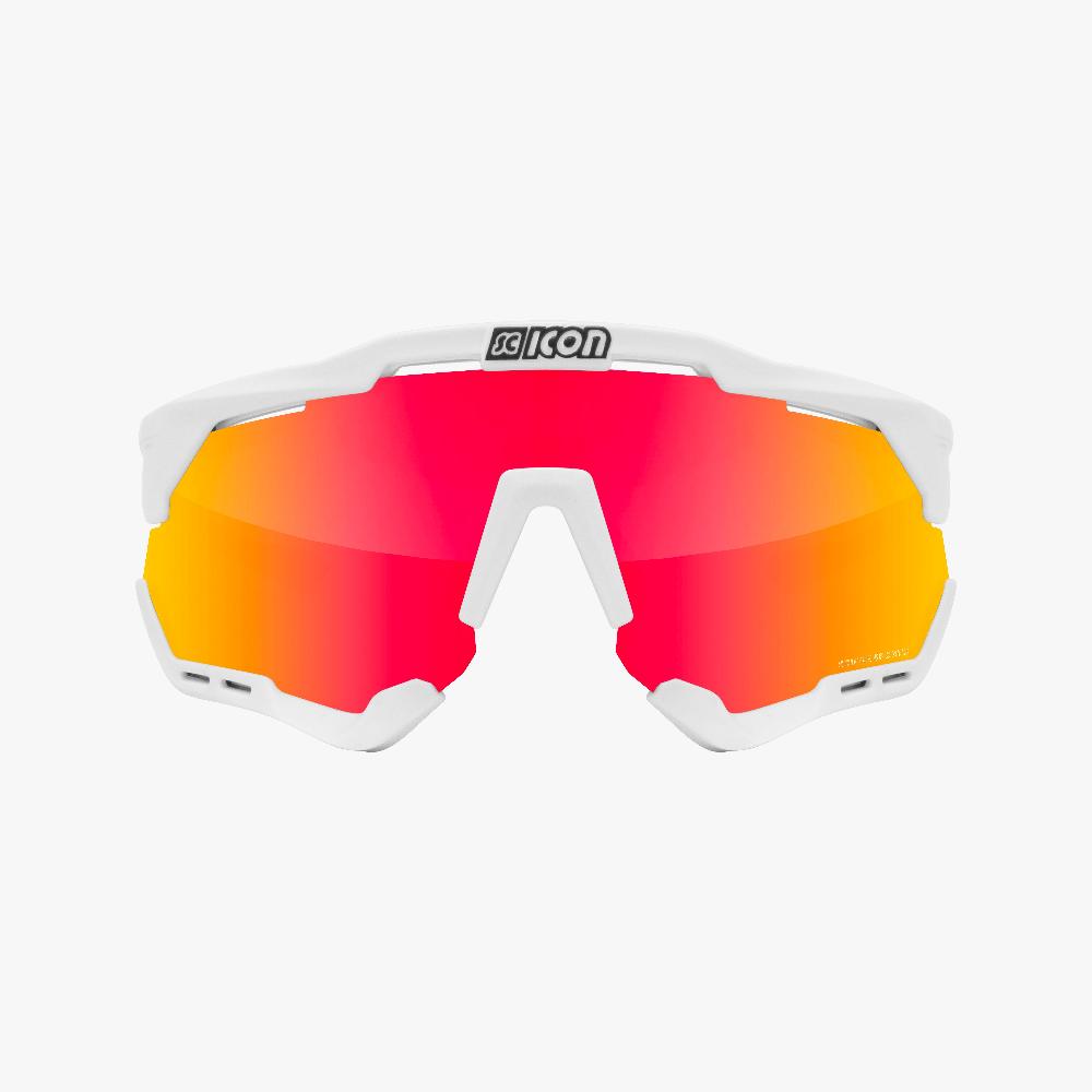 Scicon Aeroshade Occhiali Ciclismo Bianco/Rosso Negozio