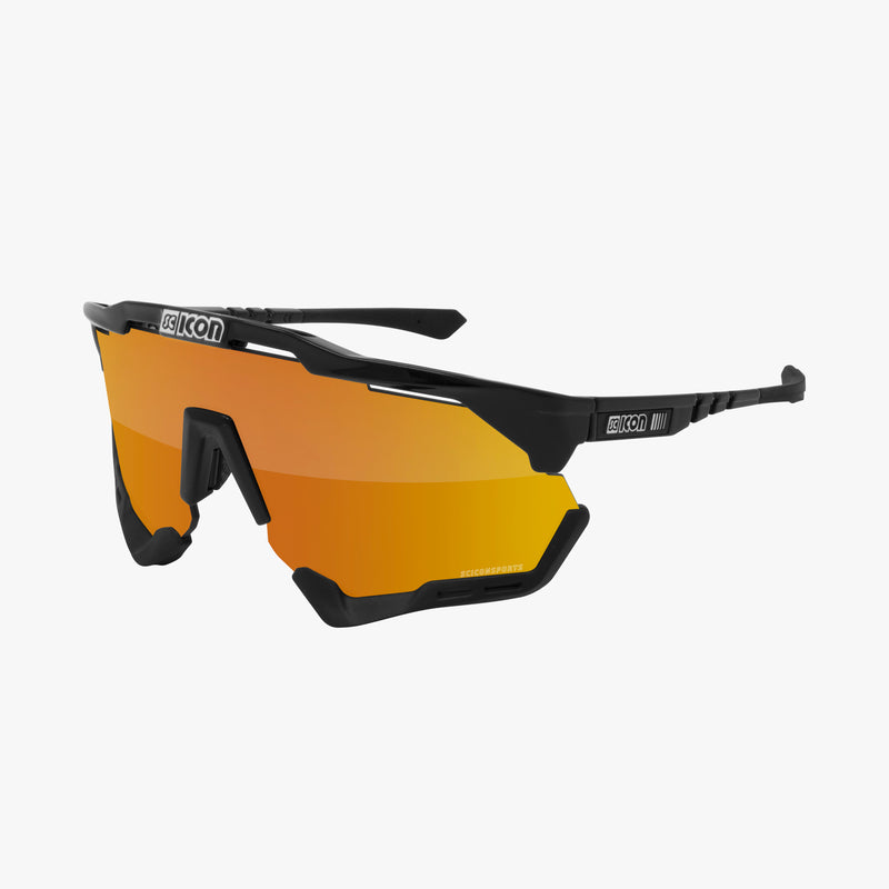 Scicon Aeroshade Occhiali Ciclismo Nero/Bronzo Nuova
