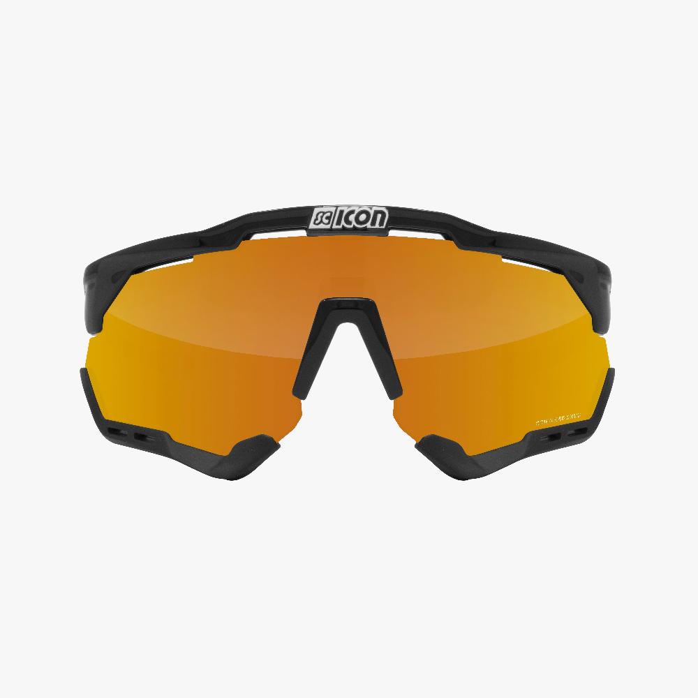 Scicon Aeroshade Occhiali Ciclismo Nero/Bronzo Nuova