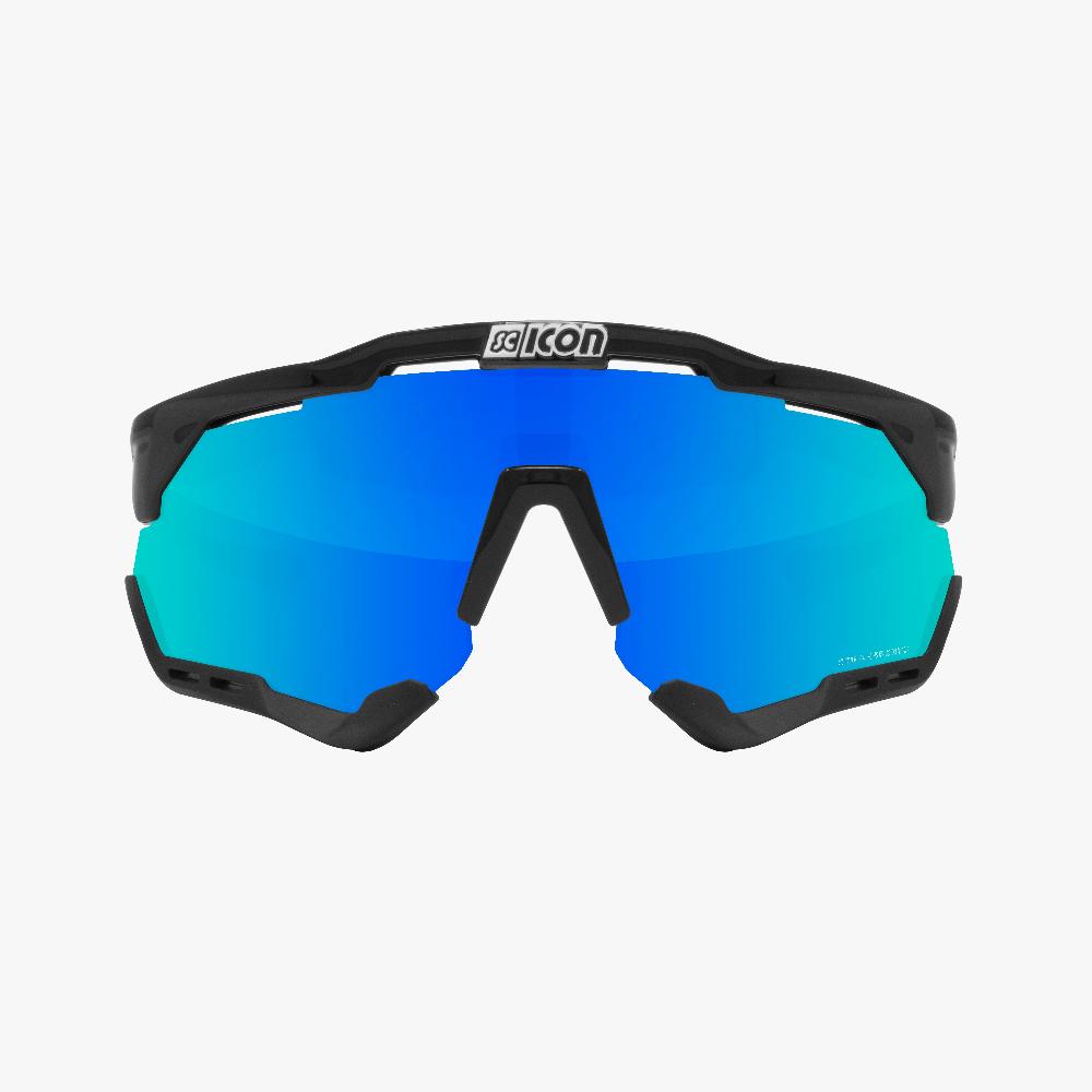 Scicon Aeroshade Occhiali Ciclismo Nero/Blu Moda