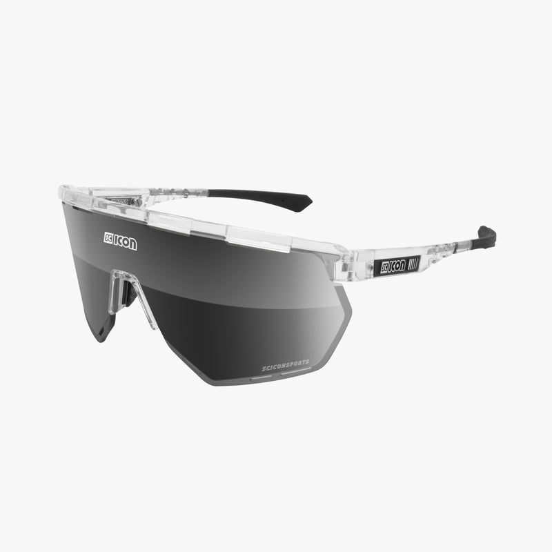Scicon Aerowing Occhiali Ciclismo Cristallo/Argento