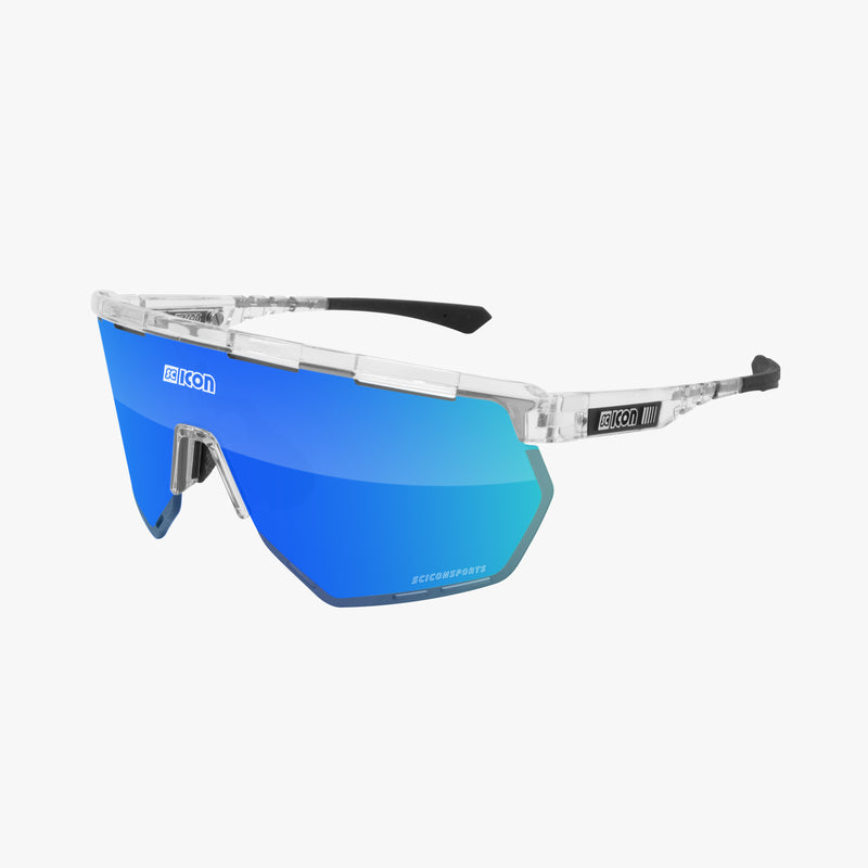 Scicon Aerowing Occhiali Ciclismo Cristallo/Blu