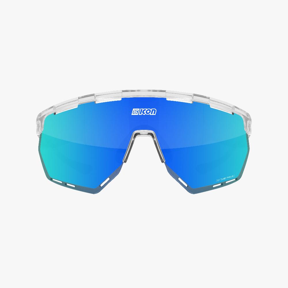 Scicon Aerowing Occhiali Ciclismo Cristallo/Blu Offerte esclusive