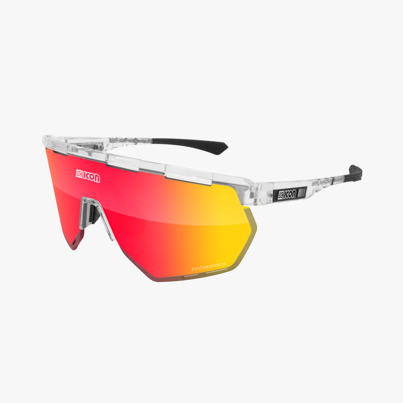 Scicon Aerowing Occhiali Ciclismo Cristallo/Rosso
