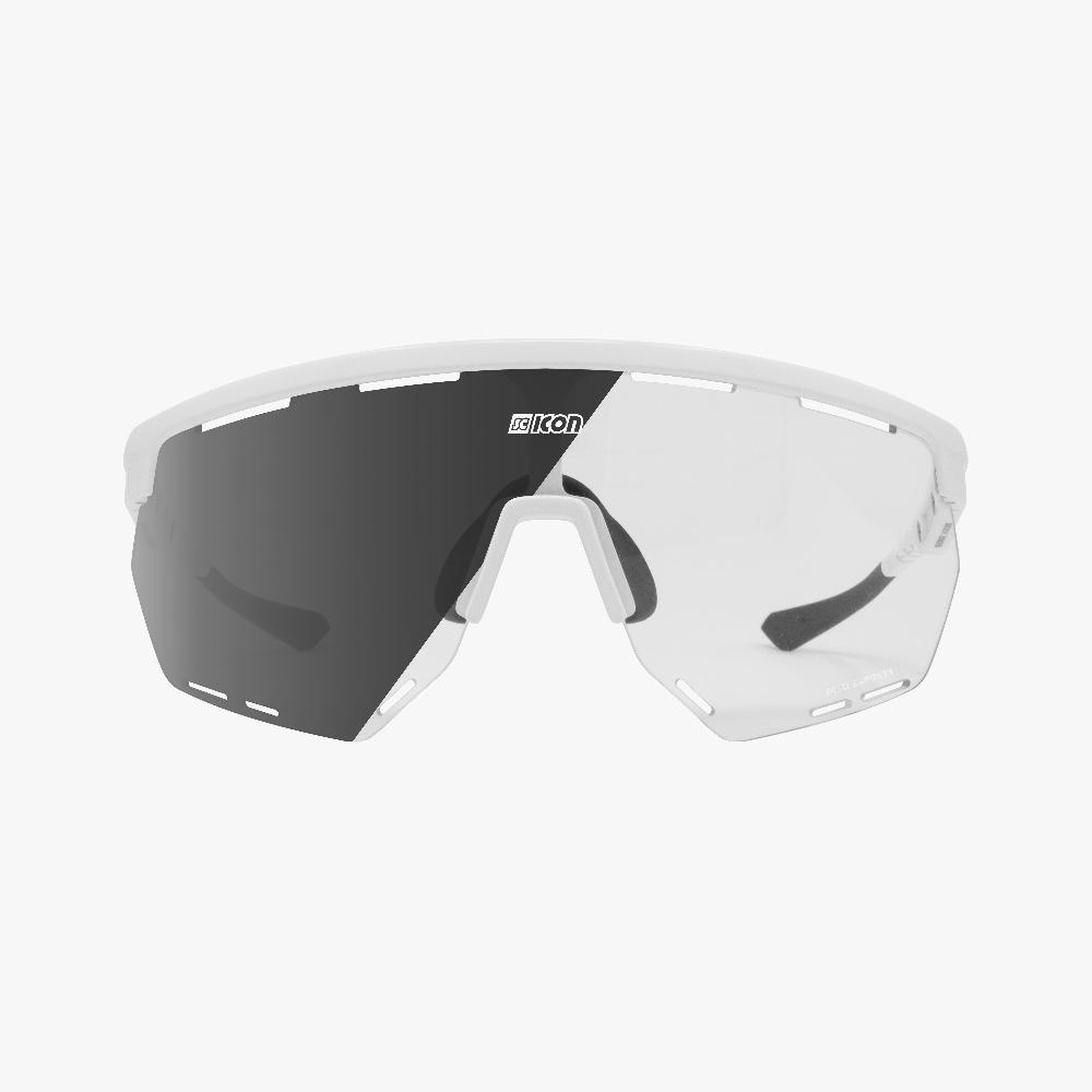 Scicon Aerowing Occhiali Ciclismo Bianco/Argento Grandi sconti