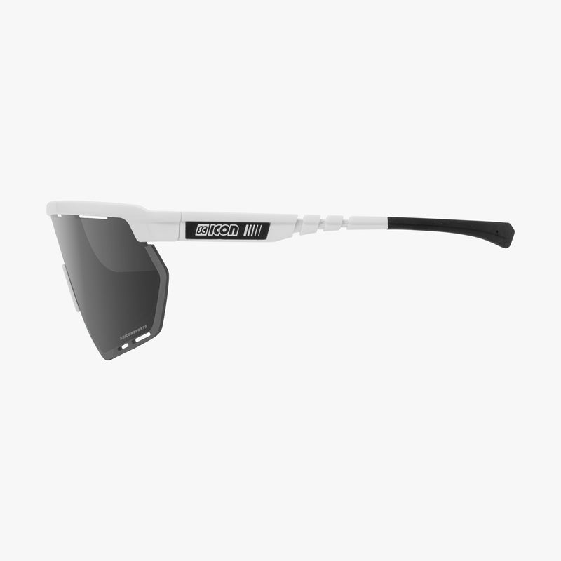 Scicon Aerowing Occhiali Ciclismo Bianco/Argento Grandi sconti